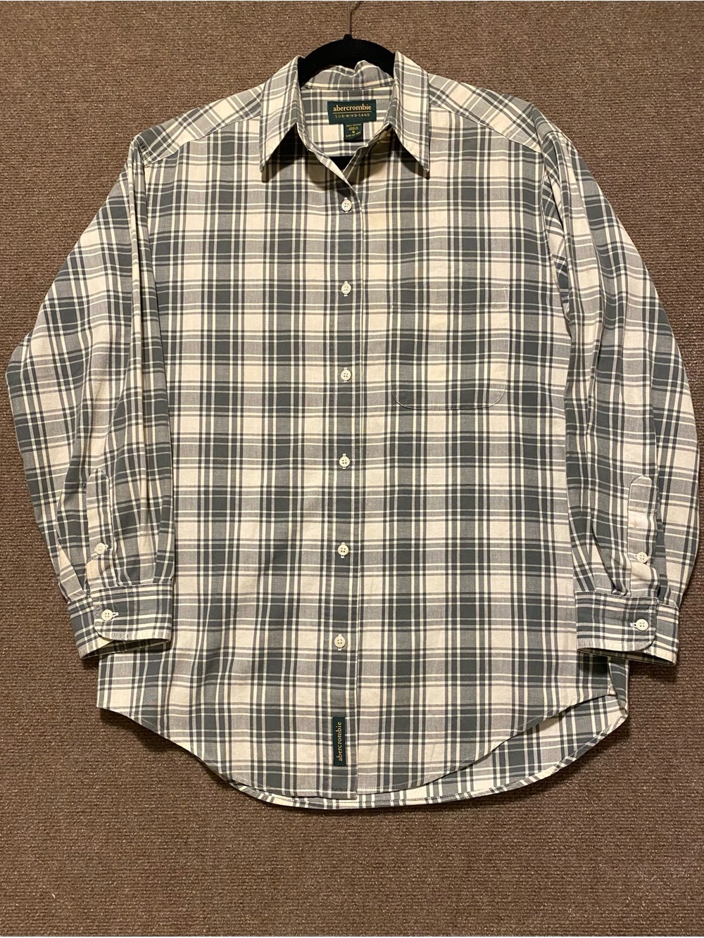 Vintage 90’s Abercrombie Sun Wind Sand Button-Down Shirt Men’s S Cotton